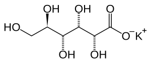 Potassium gluconate chemical structure