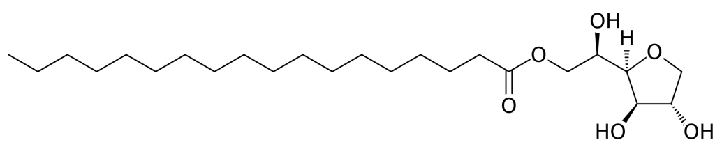 Sorbitan monostearate chemical structure