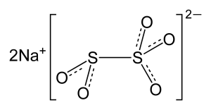 chemical structure of Sodium Metabisulfite